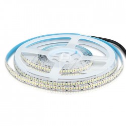 LED Лента SMD2835 240/1 18W 12V 3000lm 6400K High Lumen Бяла Светлина Невлагозащитена