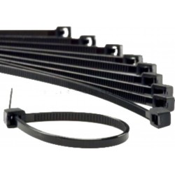 Plastic cable tie L750mm W7,6mm black 50pc. 