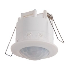 Motion sensor 800W 230V 360° L40mm, W64mm white IP44