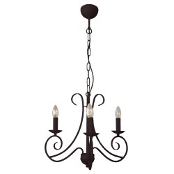 Полилей SPIRAL 3xЕ14 max40W 230V Ф600mm H800mm венге 